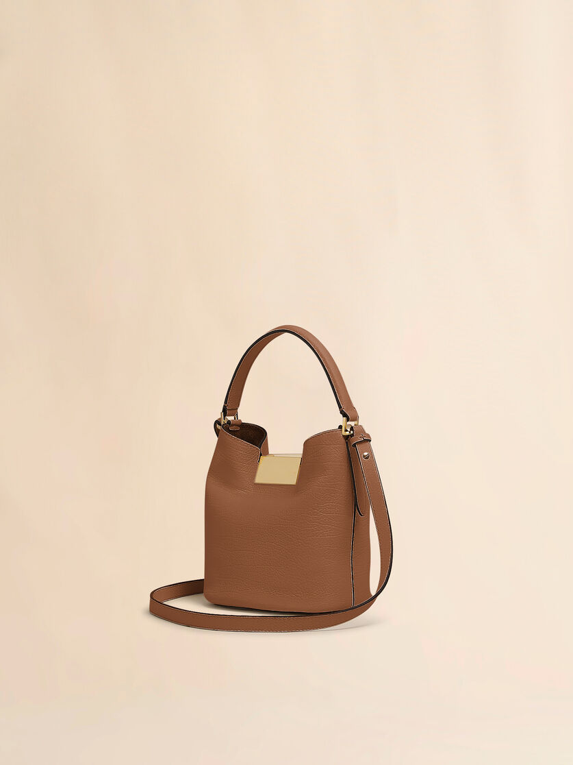 Bolso Trunkaroo de piel marrón - Bolsos de hombro - Image 2