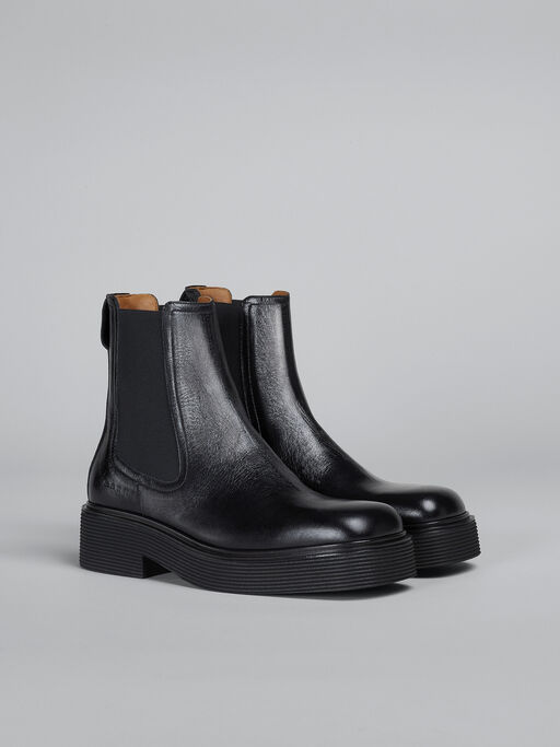 marni leather ankle boots