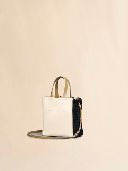 ブラック  SHEARLING MENDING MUSEO MINI - ショッピングバッグ