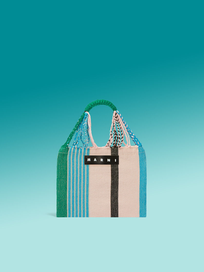 ライトブルー マルチカラー MARNI MARKET HAMMOCK クロシェ バッグ - ショッピングバッグ - Image 1