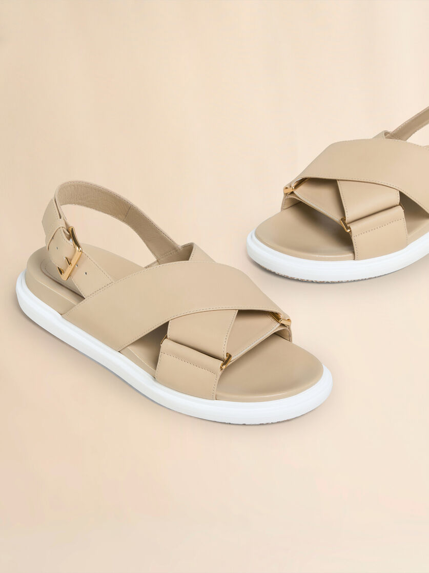 Brown leather Fussbett - Sandals - Image 5