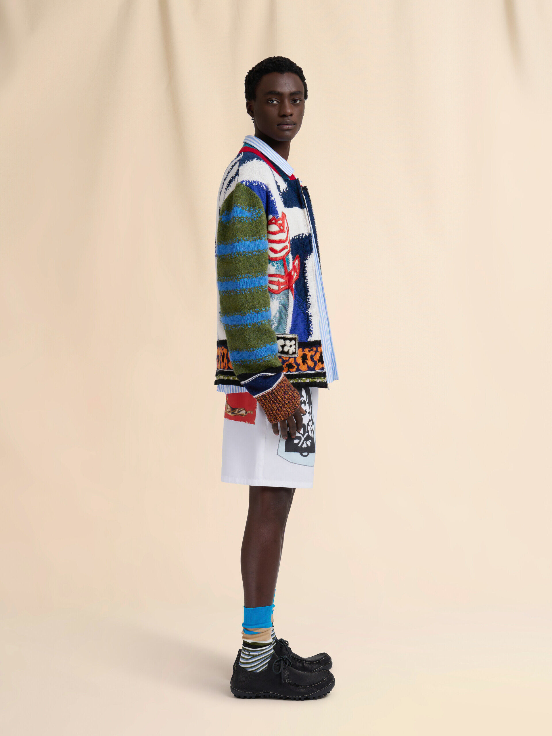 マルチカラー ウール製ジャンパー | Marni