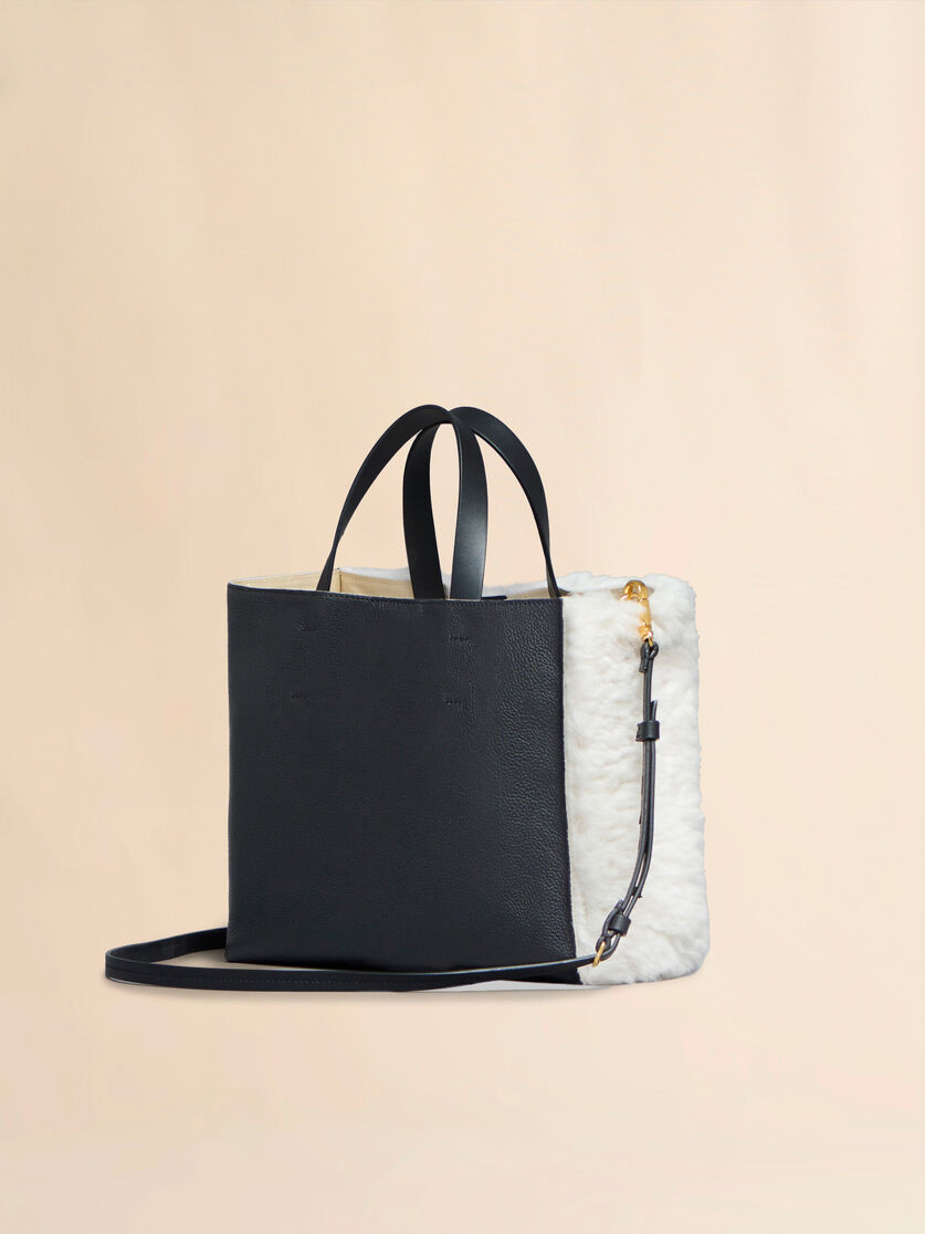ホワイト  SHEARLING MENDING MUSEO E/W - ショッピングバッグ - Image 2