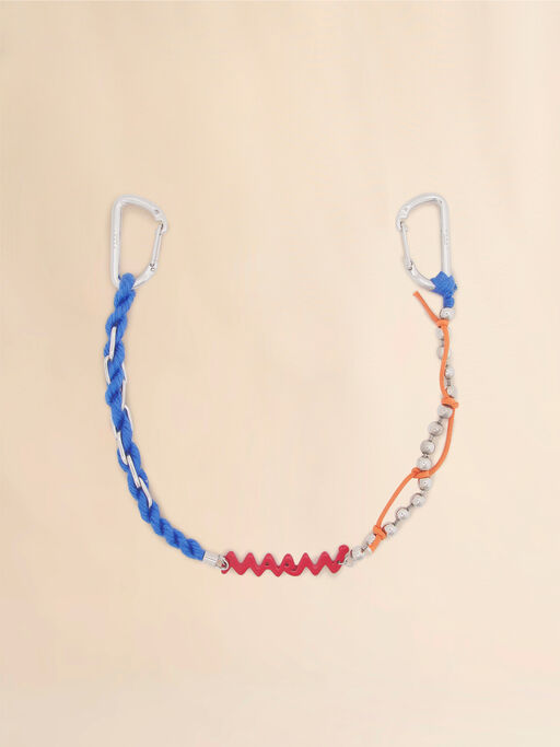 Red enamel Marni Symbol double hook charm - Key Rings