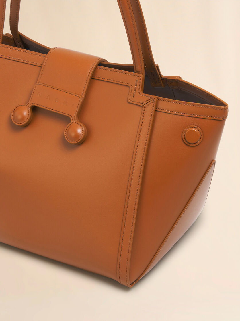 Mini-Tasche Riviera aus hellbraunem Leder - Handtaschen - Image 4
