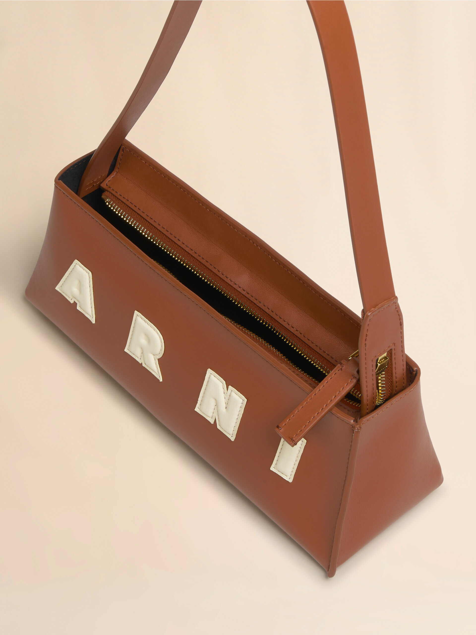 MARNI Trunkaroo medium leather shoulder bag | NET-A-PORTER