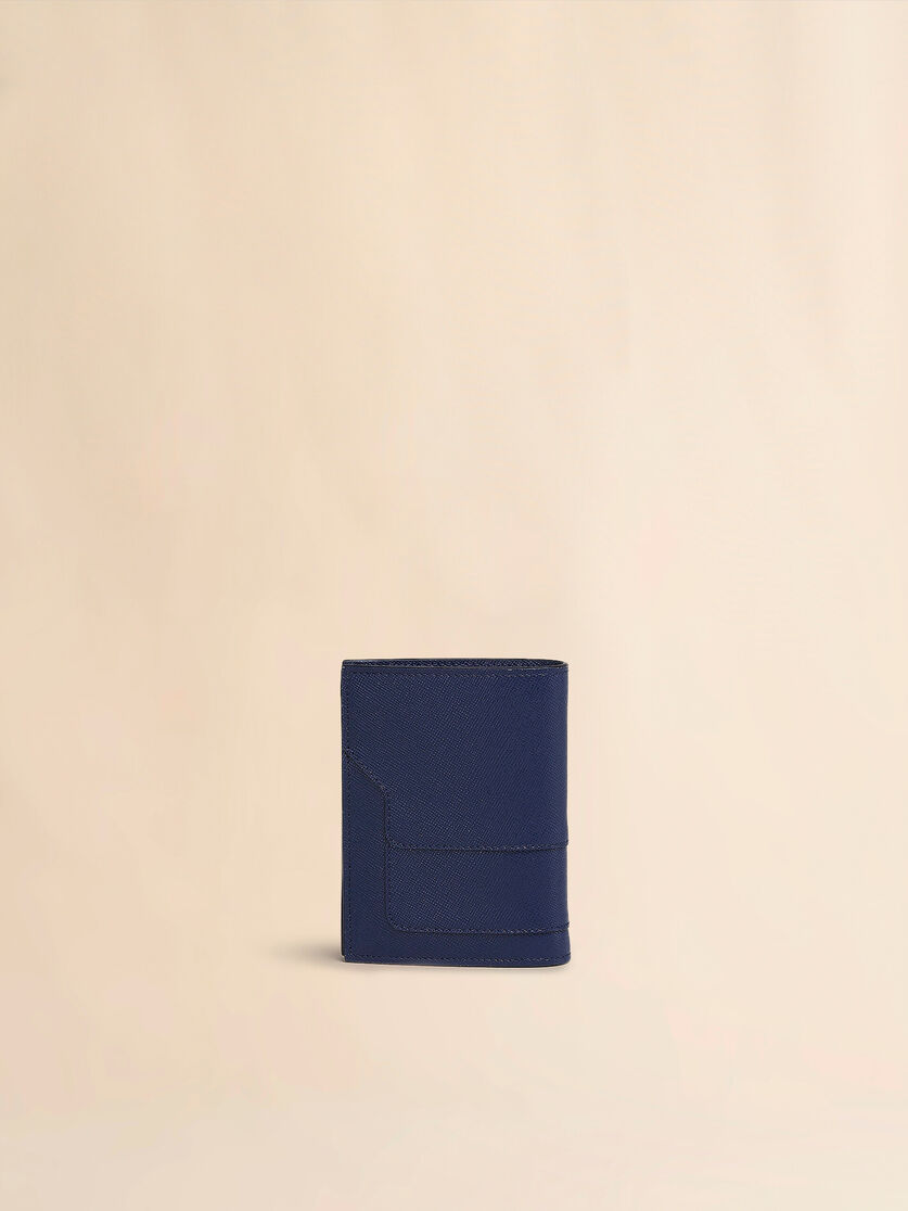Black saffiano leather bi-fold wallet - Wallets - Image 3