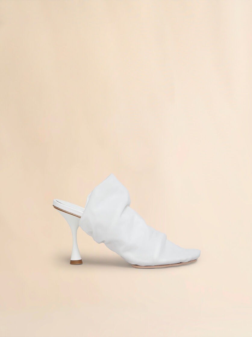 Black stretch-tulle Moonlight sandal - Sandals - Image 1