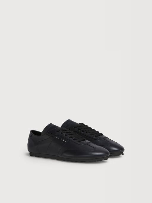Schwarze Softy Soccer-Sneakers aus Nappaleder - Sneakers