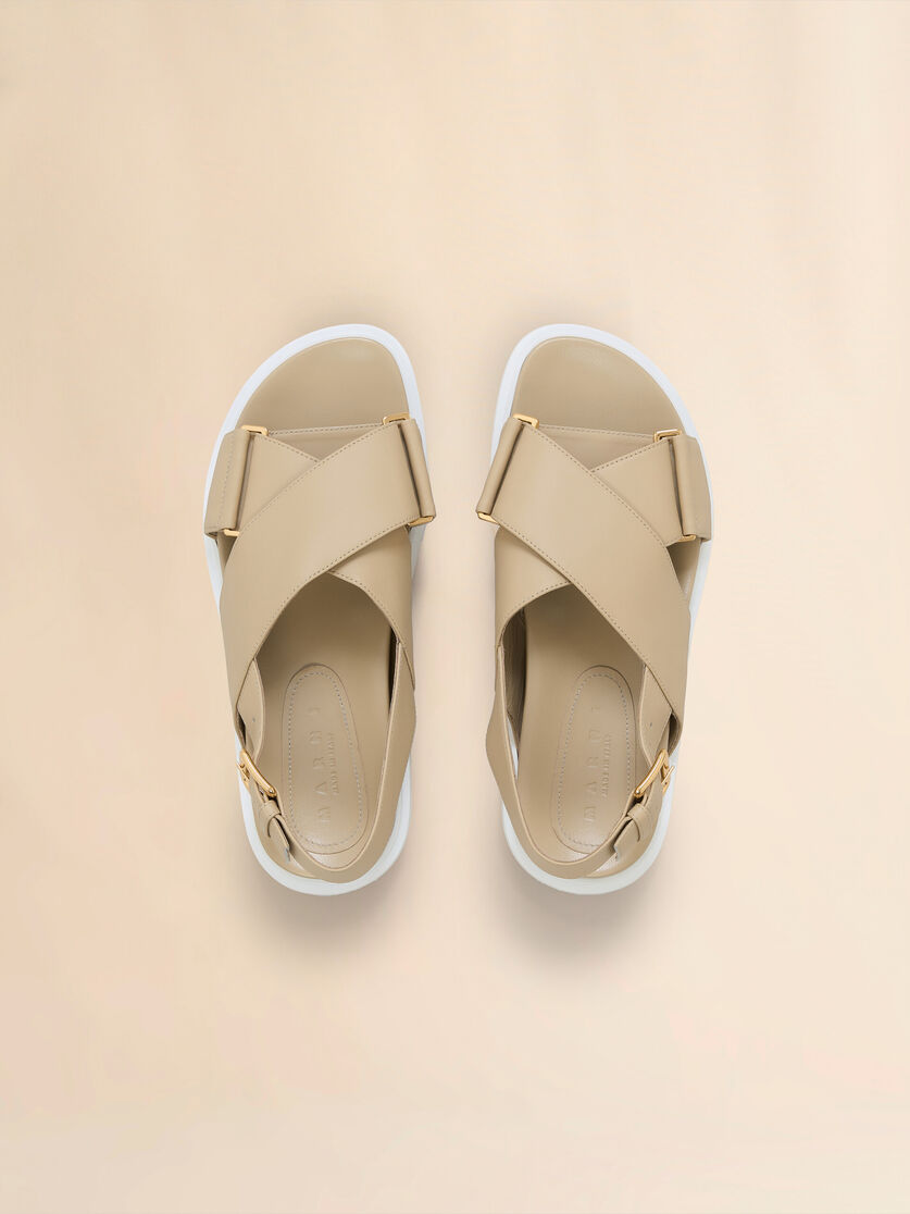 Brown leather Fussbett - Sandals - Image 4