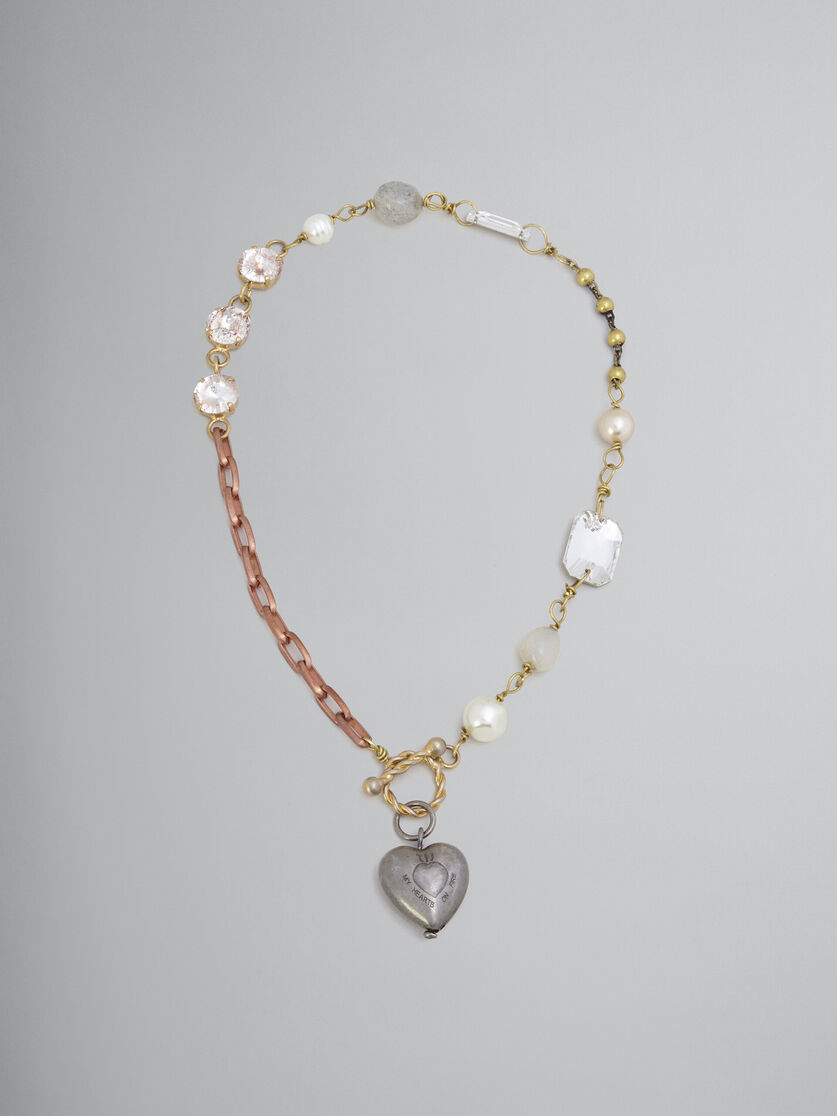Collier chaîne avec pendentif Lucky Hearts - Colliers - Image 1