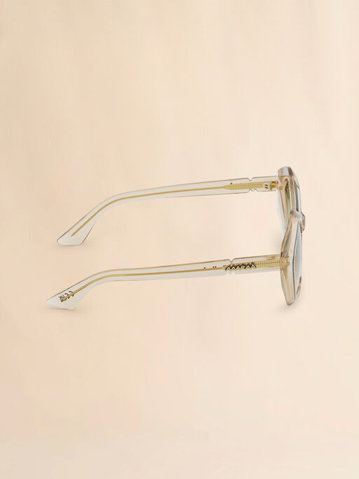 Ivory translucent Eluvi sunglasses - Optical