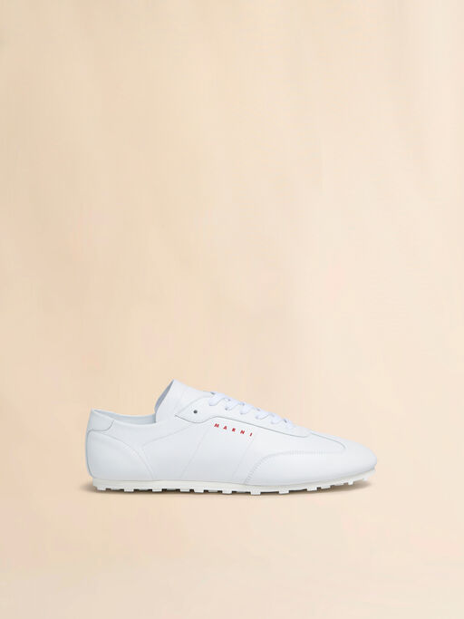 White nappa leather Softy Soccer sneaker - Sneakers