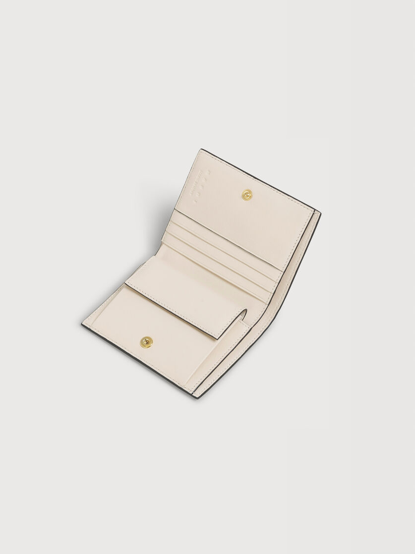 クリーム レザー製 Envelope 二つ折りウォレット, Image 4
