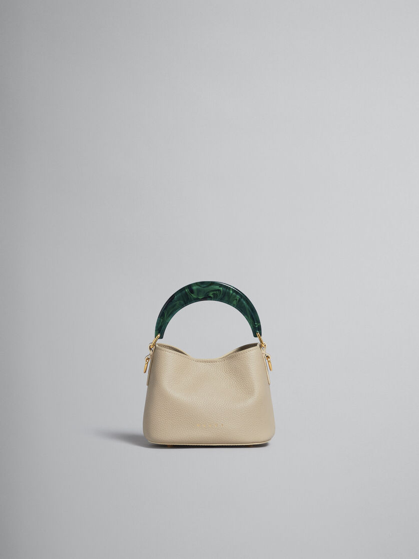 Venice Mini Bucket Bag in light brown leather