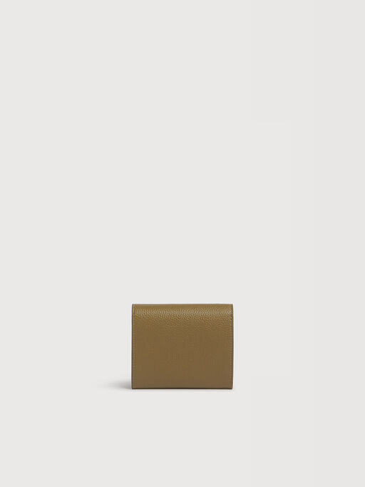 ブラウン レザー Marni Mending フラップカードホルダー - 財布