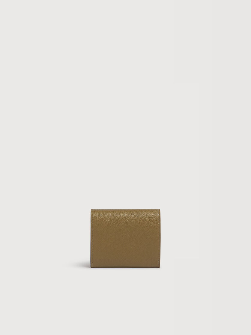 ブラウン レザー Marni Mending フラップカードホルダー, Image 3