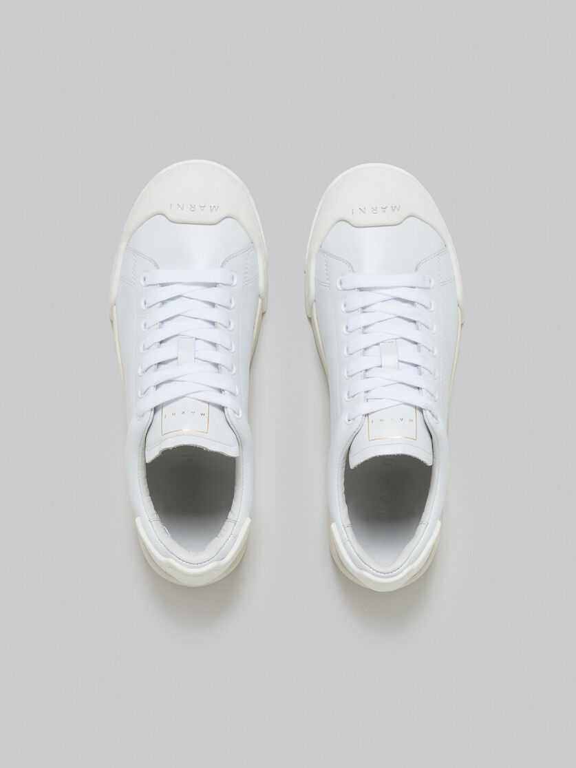 Sneakers Dada Bumper en cuir blanc - Sneakers - Image 4