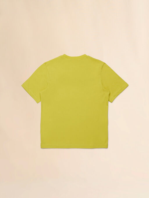 Yellow cotton T-shirt with Marni print - T-shirts