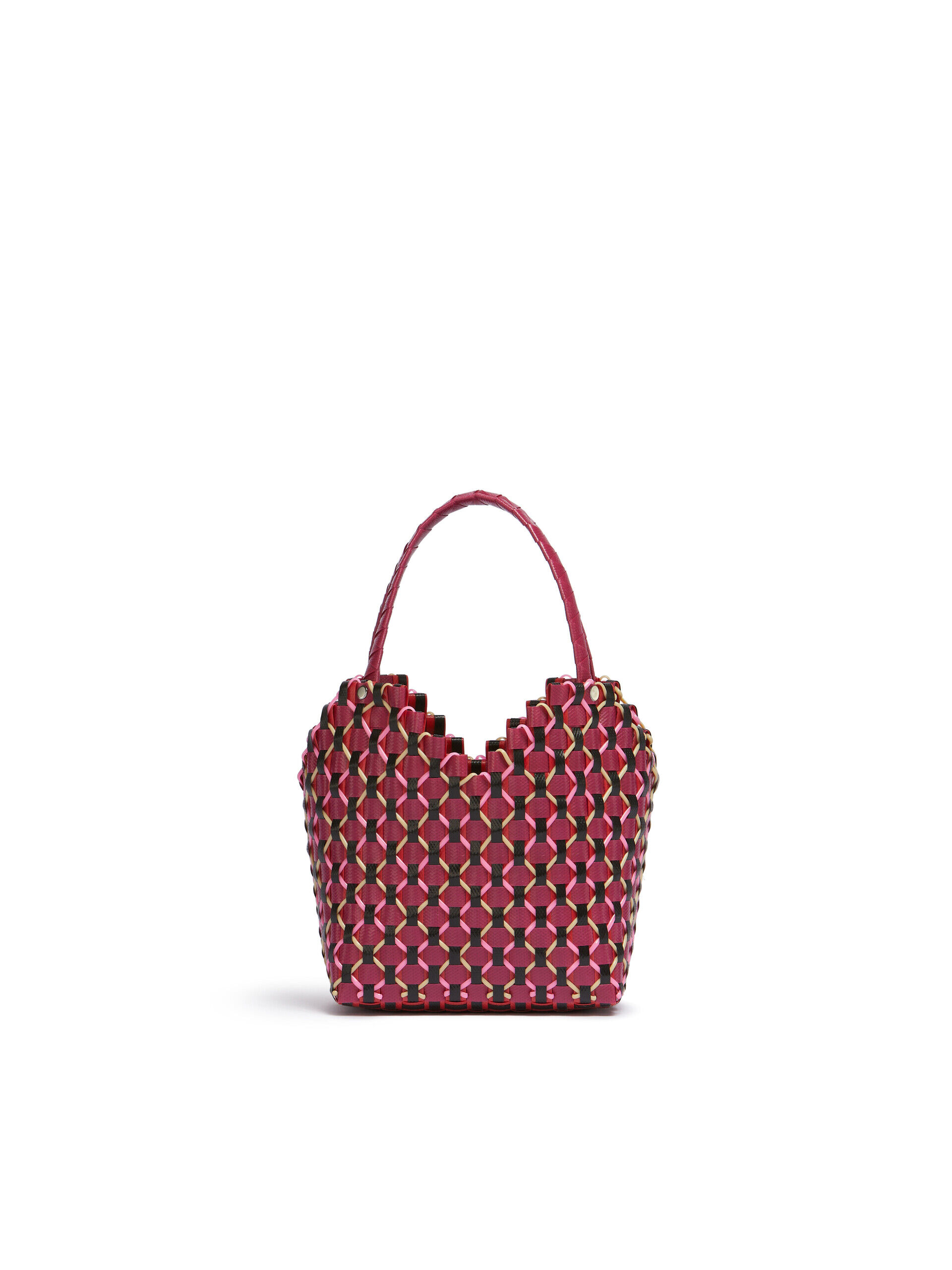 M-U SPORTS ♡美品♡ マーブルピンクバッグ ピンク MARNI MARKET Criss-Cross ミニ バスケットバッグ | Marni