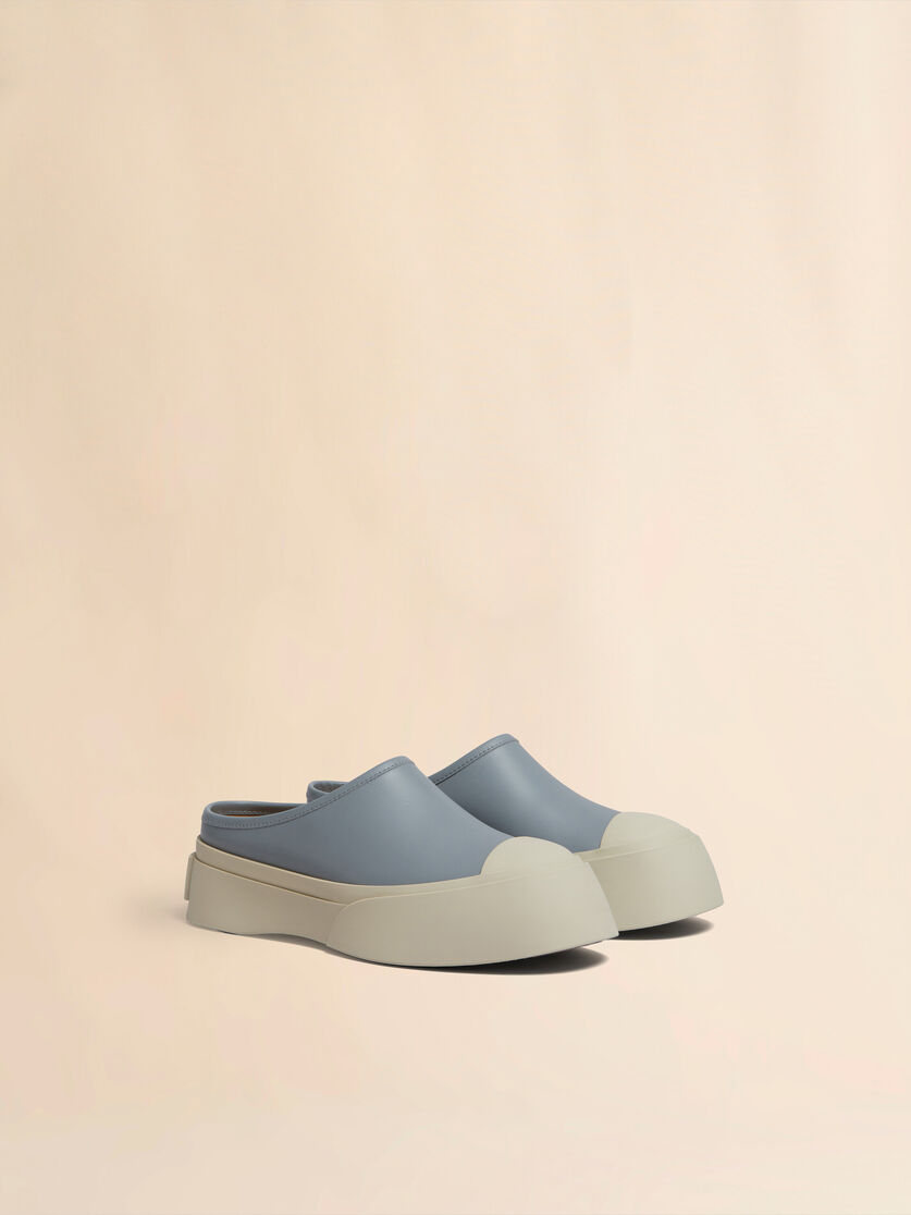 Grey leather Pablo sabot - Sneakers - Image 2