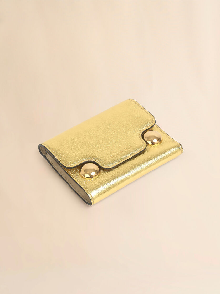 Silver leather Trunkaroo trifold wallet - Wallets - Image 4