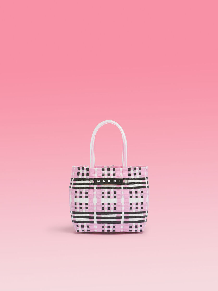 グリチーネ MARNI MARKET CHECK BASKET - ショッピングバッグ - Image 1