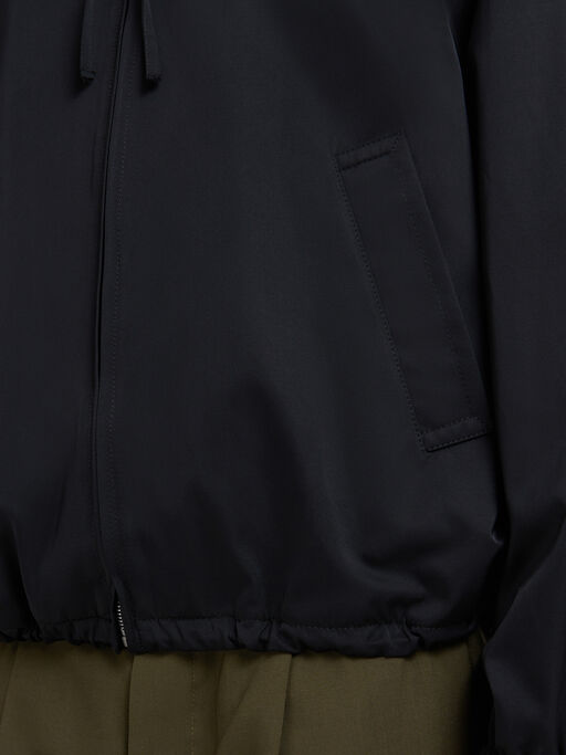 Black taffeta jacket with Marni Mending - Jackets