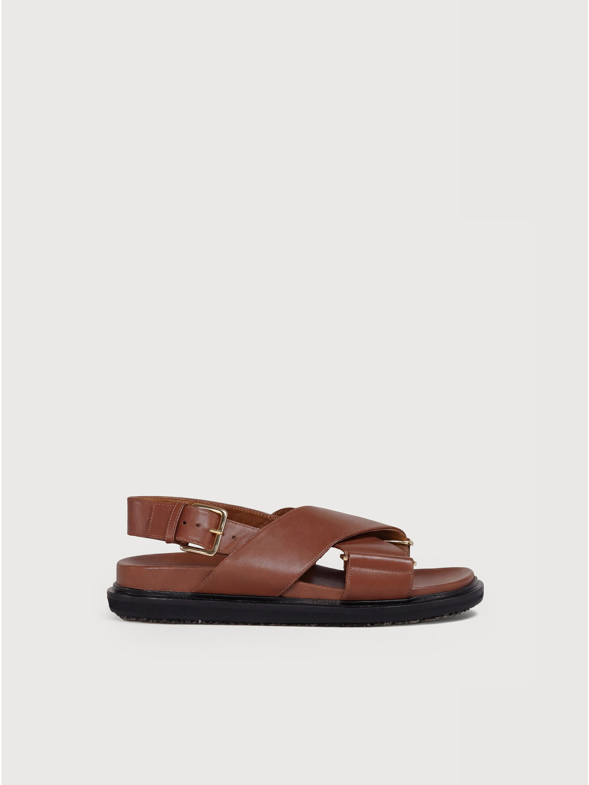 レディース フスベットサンダル、ファースライド | Marni