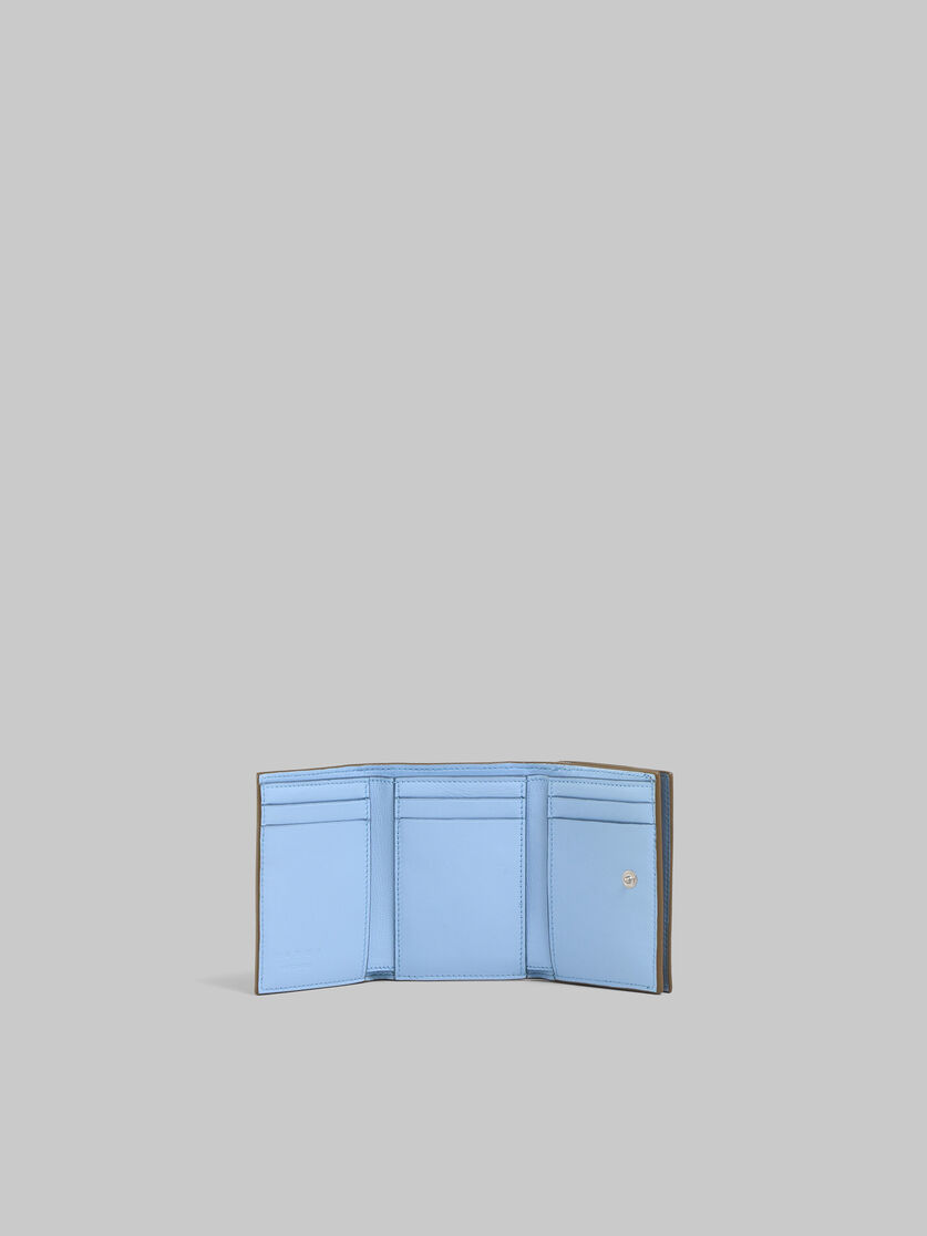 Dreifache Faltbrieftasche aus Leder mit Marni-Flicken in Schwarz - Brieftaschen - Image 2