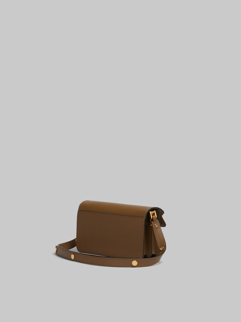 Trunk Bag E/W in pelle saffiano bianca - Borse a spalla - Image 3