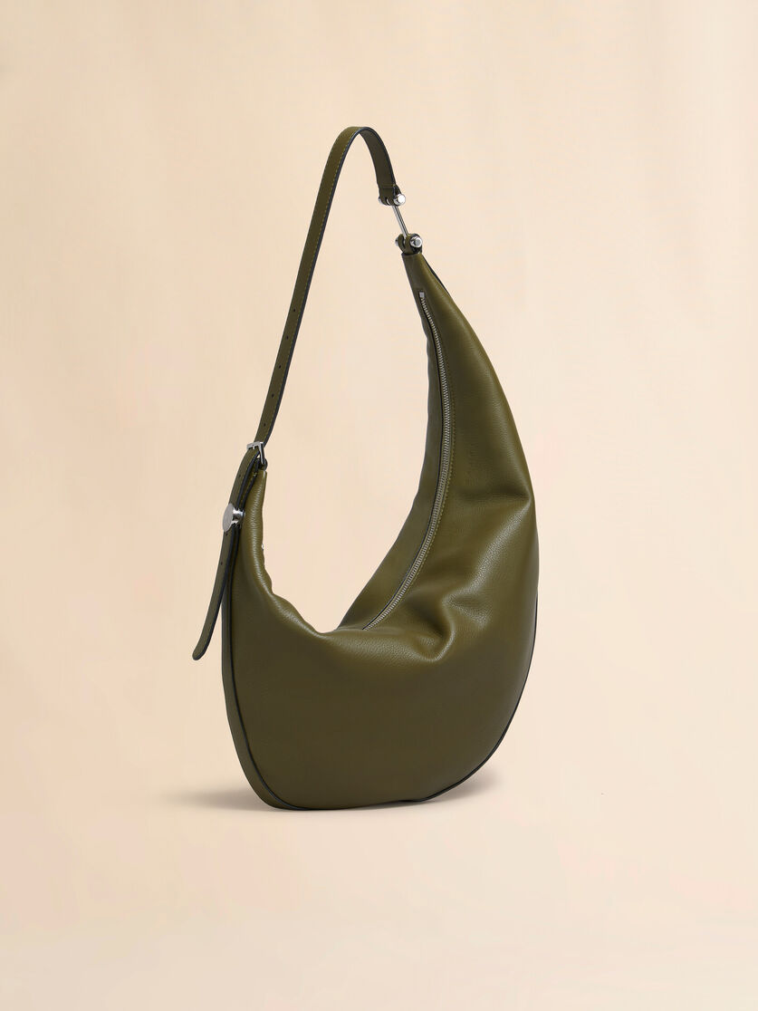 Black leather Dot small hobo bag - Shoulder Bags - Image 6