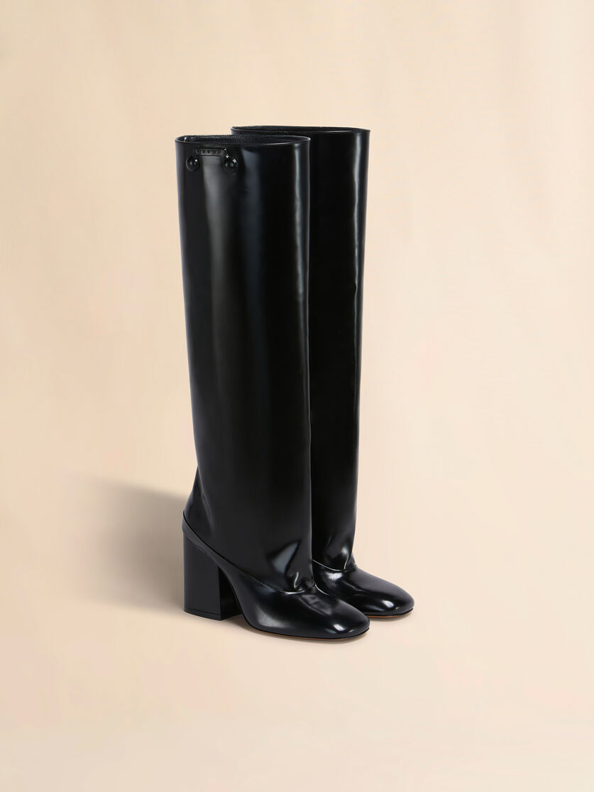 Brown leather Trunkaroo knee-high boot - Boots - Image 2