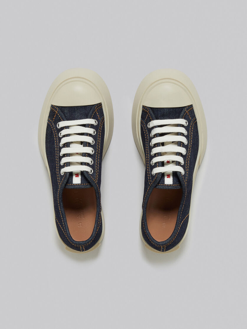 Blue denim Pablo lace-up sneaker - Sneakers - Image 4