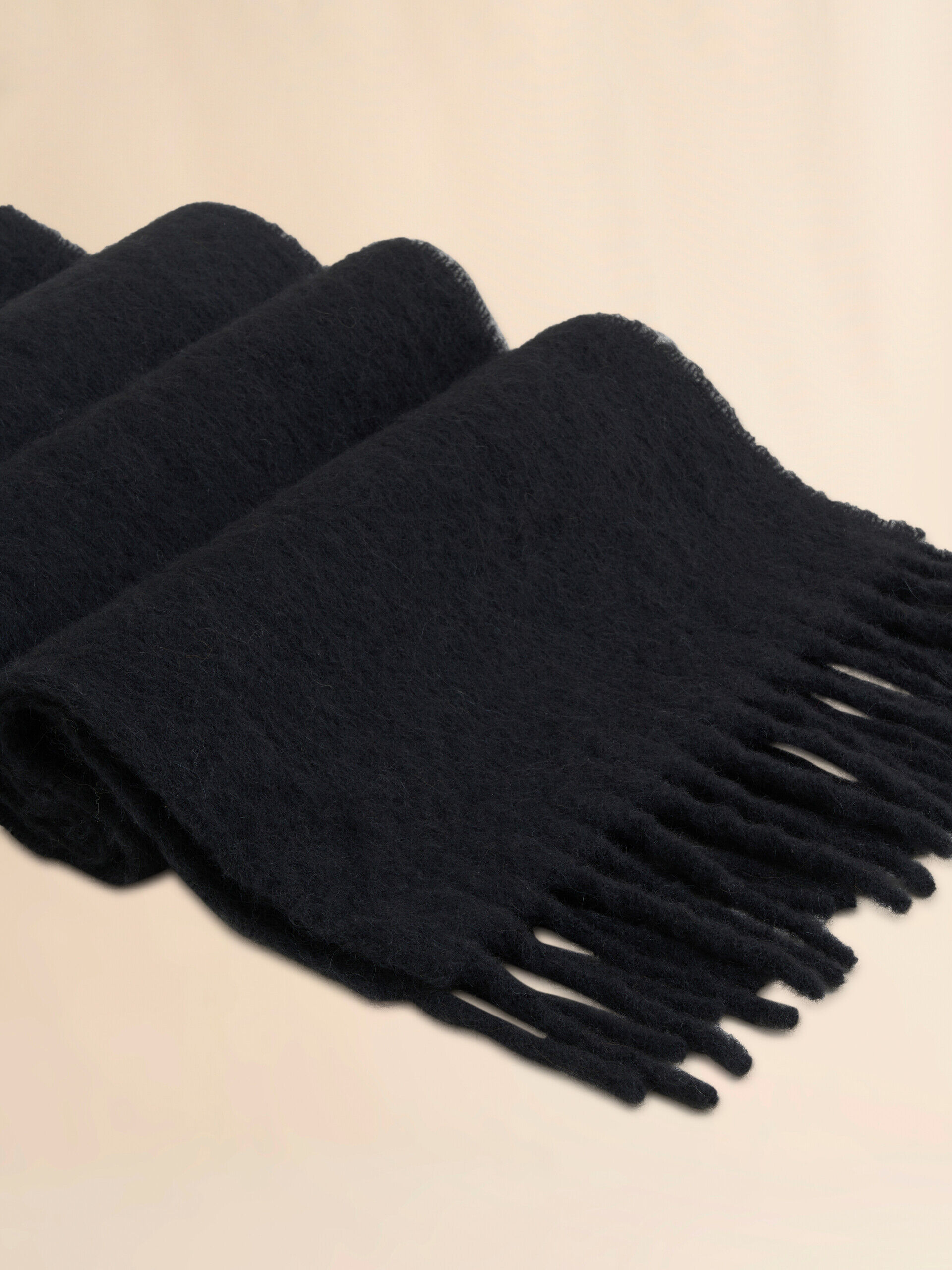 Black alpaca scarf | Marni