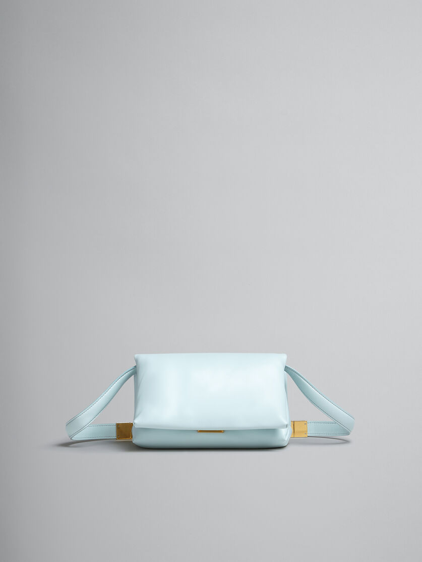 Small blue calfskin Prisma bag - Shoulder Bag - Image 1