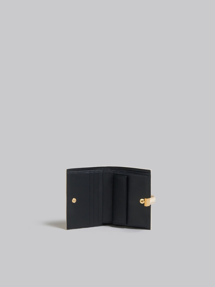 Black leather bifold Prisma wallet - Wallets - Image 2