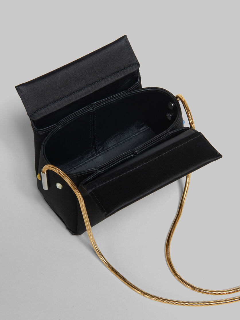 Toggle Mini Bag in fuchsia satin - Shoulder Bag - Image 4