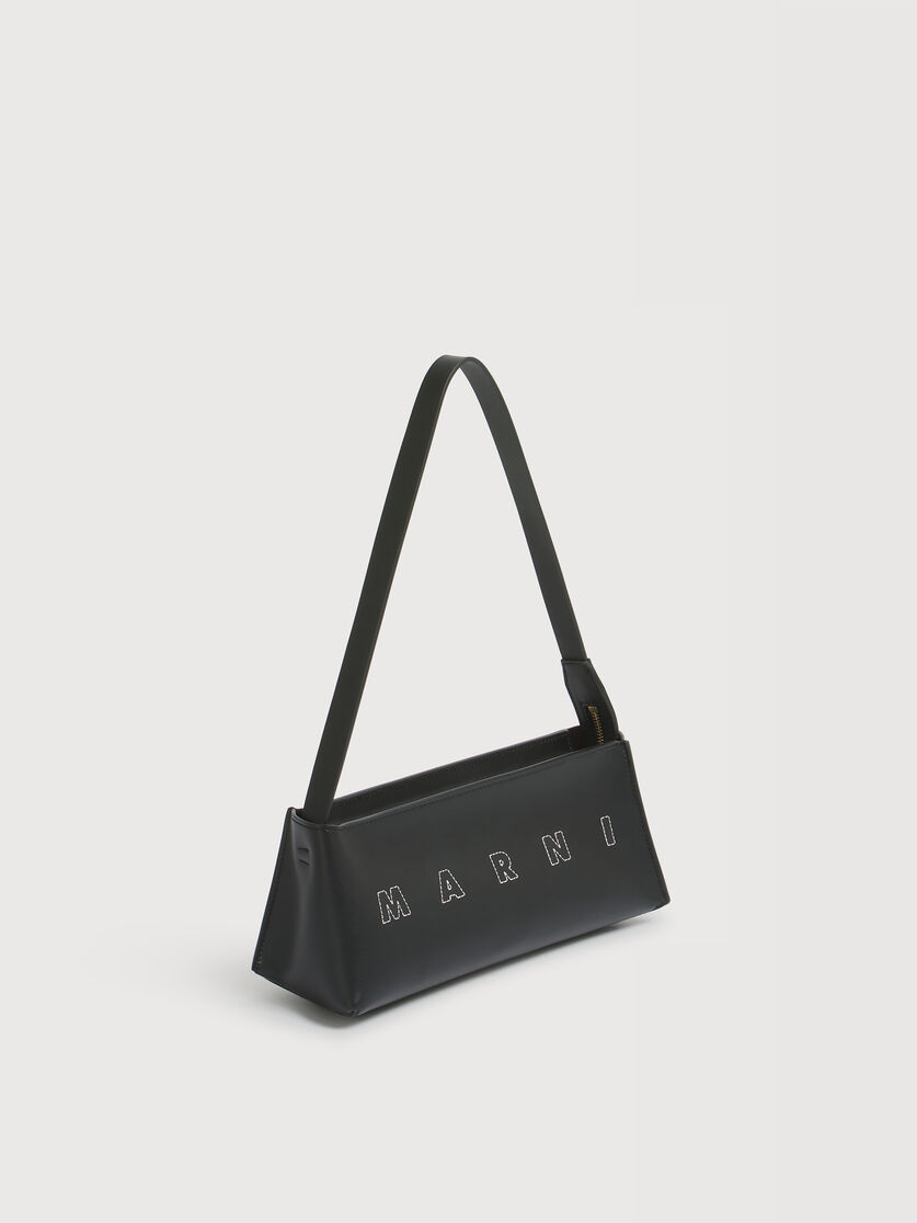 ブラックレザー Museoポシェットショルダーバッグ, Image 3