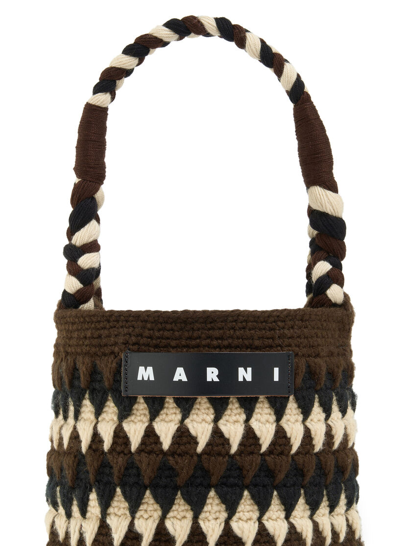 ブラウン クロシェ Marni Market Chessboardバッグ, Image 4
