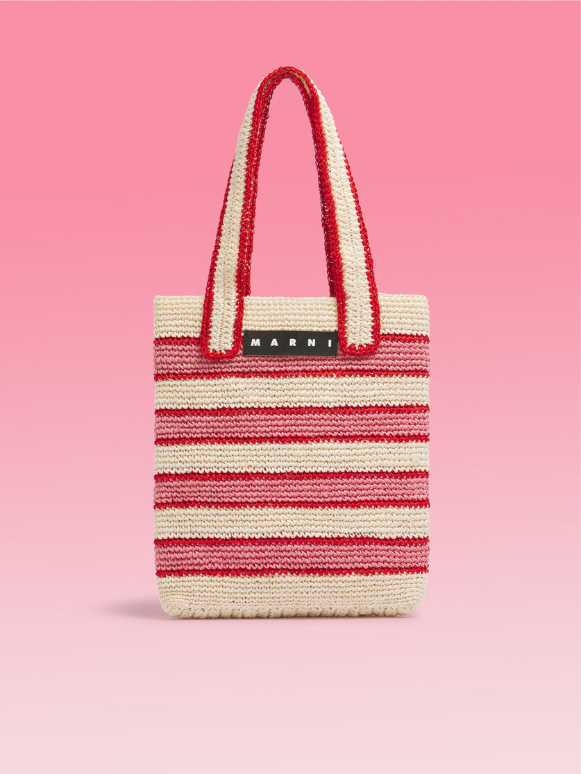 アンスラサイトダーク MARNI MARKET フィケクロシェバッグ - ショッピングバッグ - Image 1