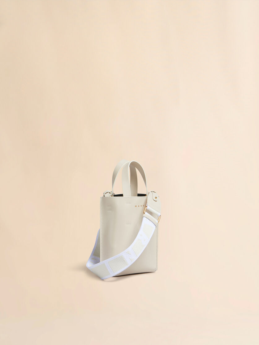 MUSEO nano bag in light blue leather - Shopping Bags - Image 5