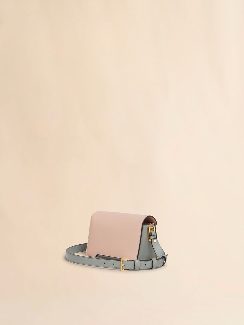 Blue, beige and light blue leather Trunkaroo Mini shoulder Bag - Shoulder Bags - Image 2