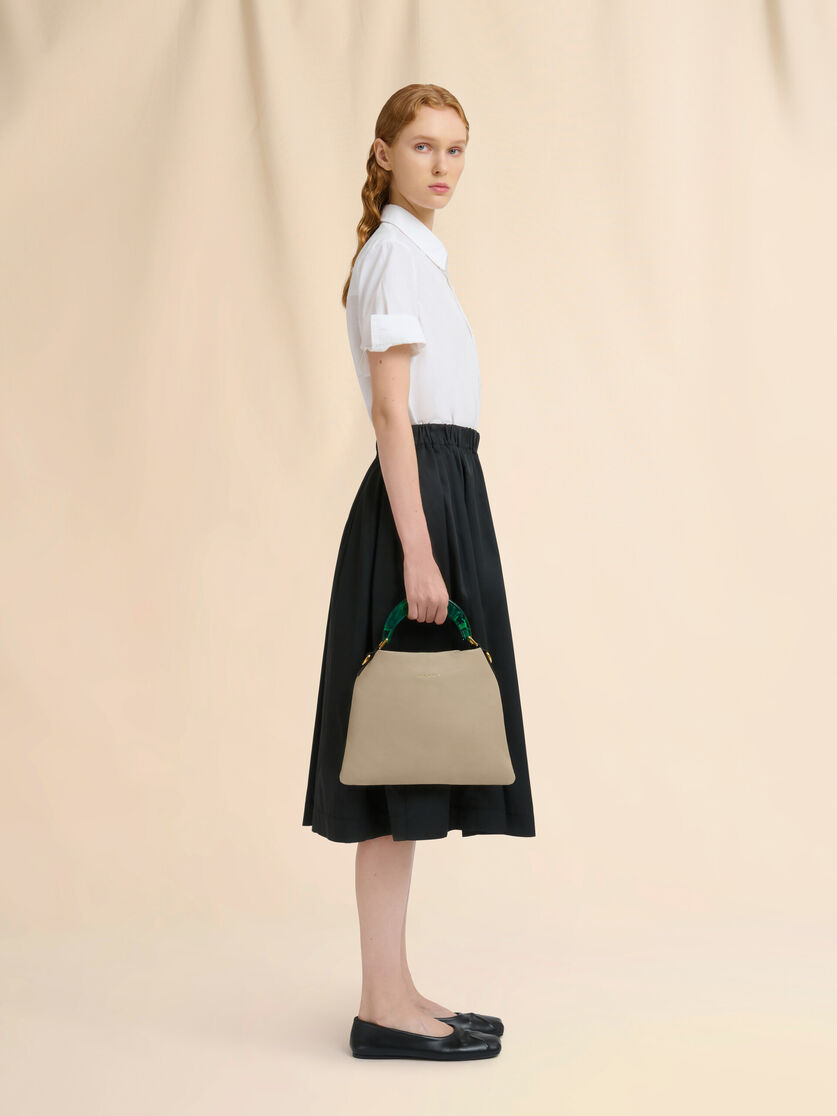 Venice Small Bag in black leather - Shoulder Bags - Image 2