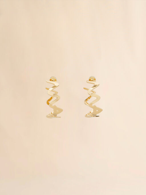 Orecchini Marni Symbol in metallo color oro - Orecchino