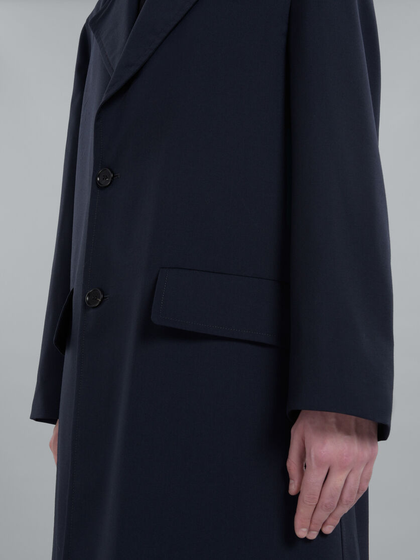 ブルー トロピカルウール製コート | Marni 