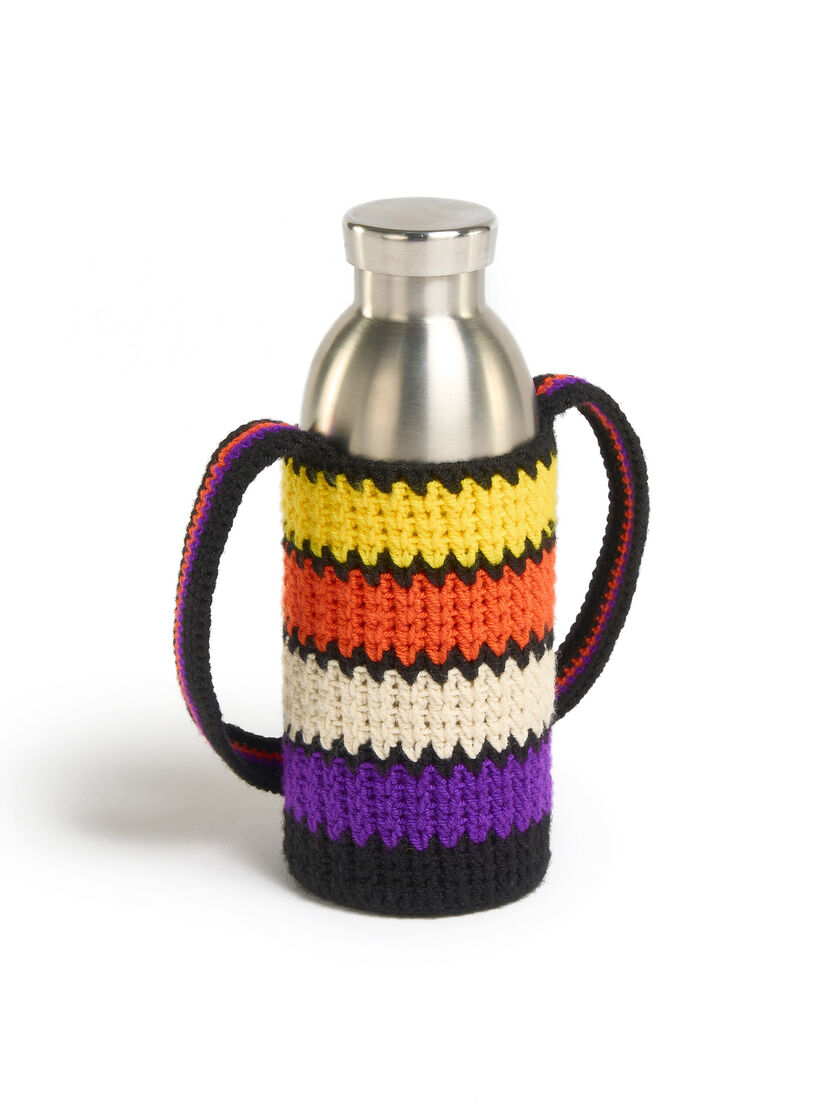 Multicoloured MARNI MARKET tech wool crochet bottle holder - Furniture - Image 3