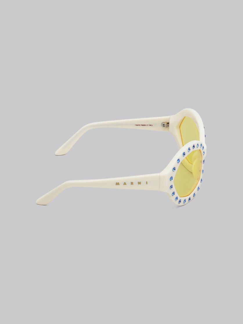 NAICA MINE Sonnenbrille aus Acetat in Schwarz - Optisch - Image 3