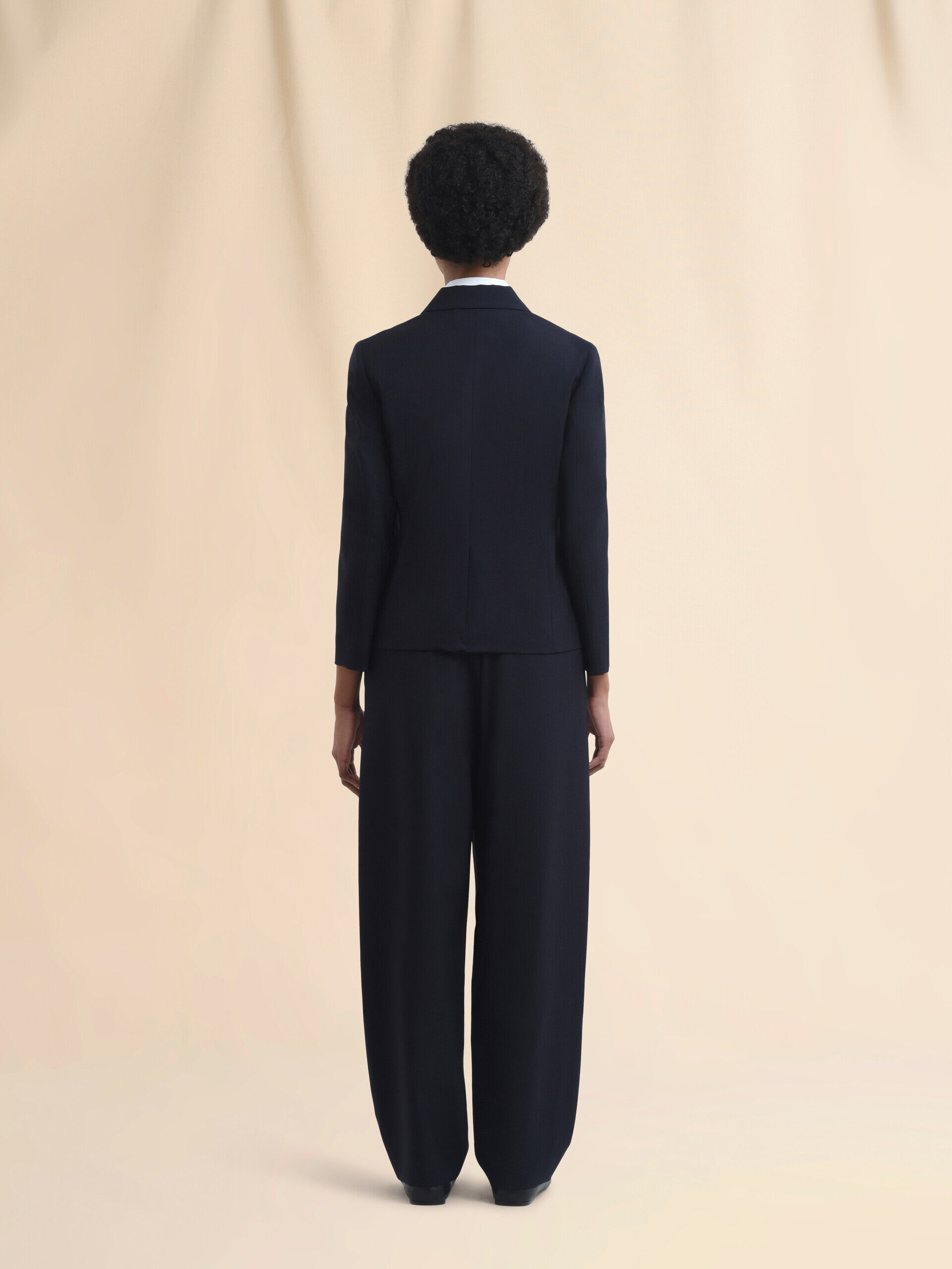 Deep blue tropical wool Baby jacket with Marni Mending | Marni