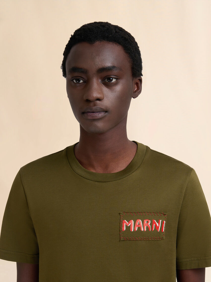 Indigo crew neck T-shirt - Shirts - Image 4